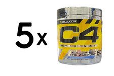 5 x Cellucor C4 Original, Icy Blue Raspberry - 396g (80,80 EUR/kg)