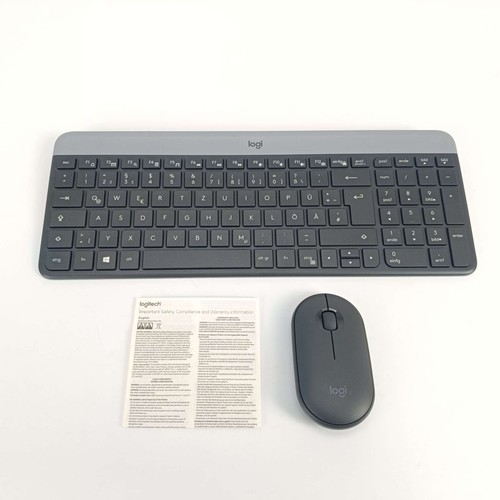 Logitech MK470 Slim Bezprzewodowa klawiatura i mysz Połączenie QWERTZ - Zdjęcie 2 z 7