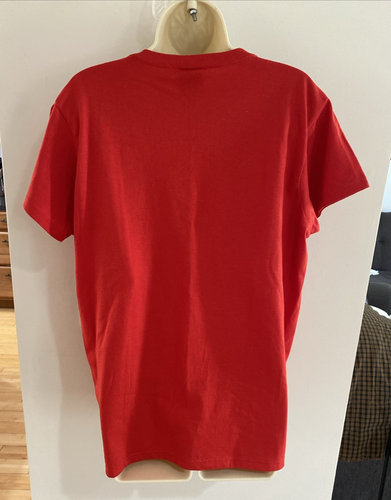 Laurel Burch Shirt Womens L Red Short Sleeve 3 Cats Graphic Vintage Made USA - Picture 3 of 7