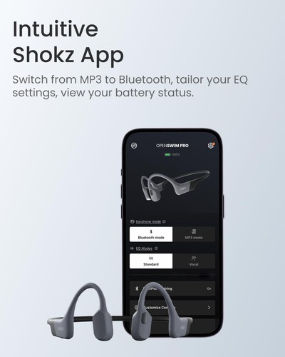 SHOKZ OpenSwim Pro Grey (SZ-HEA-0100) - 第 4/7 張圖片