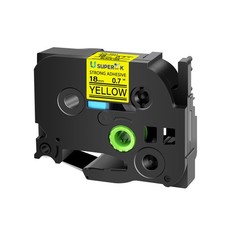 Compatible for Brother PT TZ-S641 Yellow Label 18mm Extra Strength Adhesive Tape