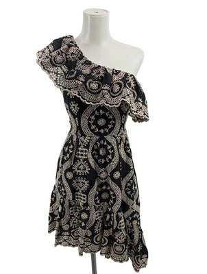 LOVE STUCK FAREY Vestido de cóctel Mujeres Vestido Talla EU 34 blanco puro-negro - Imagen 1 de 4