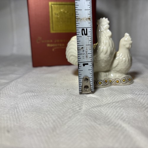 Lenox China Jewels Krippe Hahn und Henne Figur mit Box - Bild 5 von 6