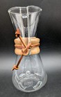 Coffee Maker Chemex Pour-Over Borosilicate Glass 3 Cup Handblown USA