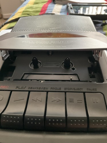 Sony Cassette Recorder Vintage TCM-929 w/Retractable Handle TESTED - Picture 12 of 12