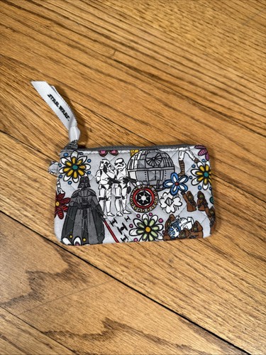 Vera Bradley Star Wars Coin Purse Zip ID Far Far Away Light Vs. Dark Pattern - Picture 2 of 5