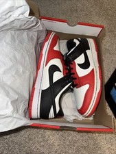 Nike Dunk Low Men's Retro EMB NBA 75th Anniversary Sneakers DD3363-100 Chicago