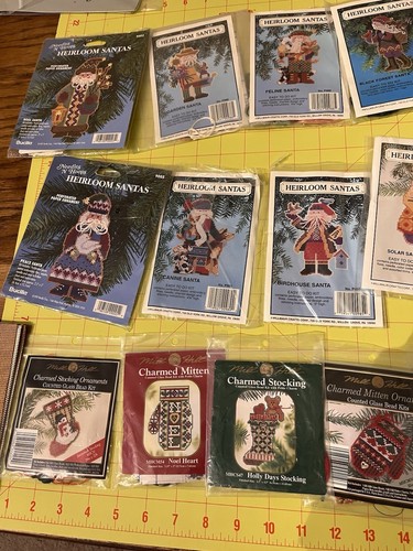 Lot of 23 USED Vintage Perforated Paper Kits & Perforated Paper - Picture 5 of 6