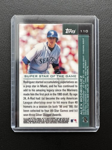 GEM MINT - 2001 Topps HD Alex Rodriguez #110 (ARod) - Picture 2 of 2