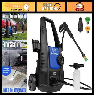 #ad Electric Pressure Washer 2100 PSI 1.76 GPM with Foam Cannon amp; Turbo Nozzle Ide $155.99