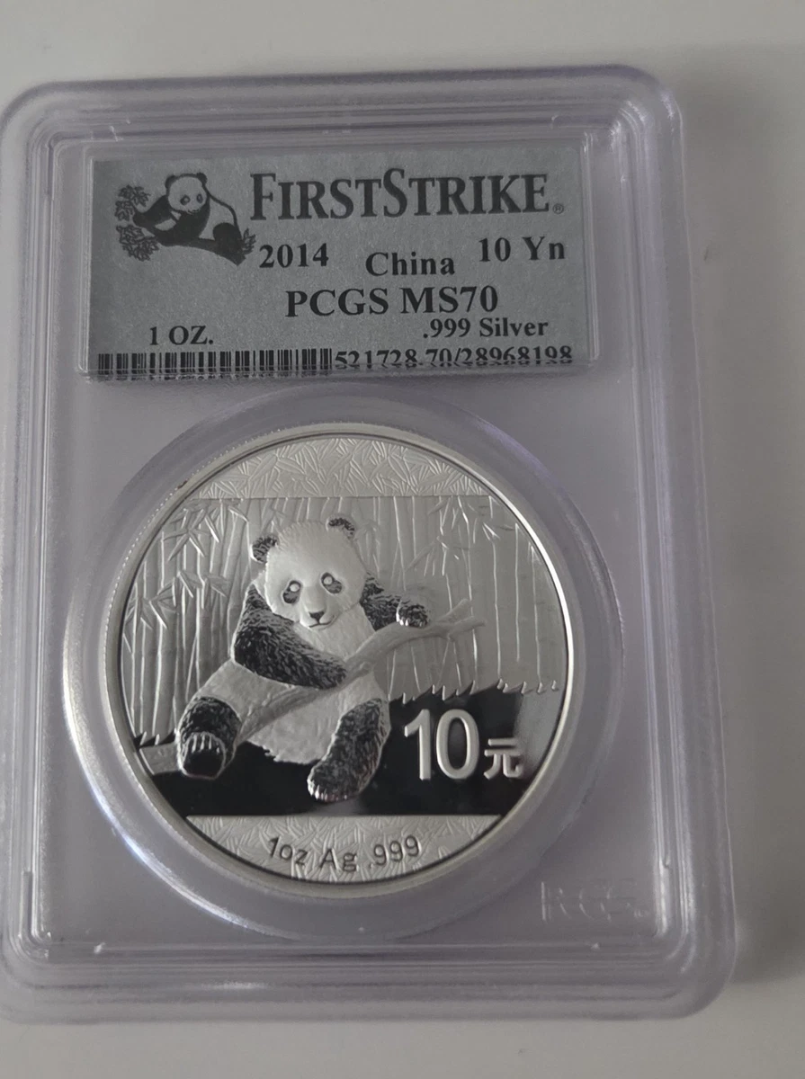 Chinese Panda MS 70 Graded 2014 Silver Bullion Coins for sale | eBay