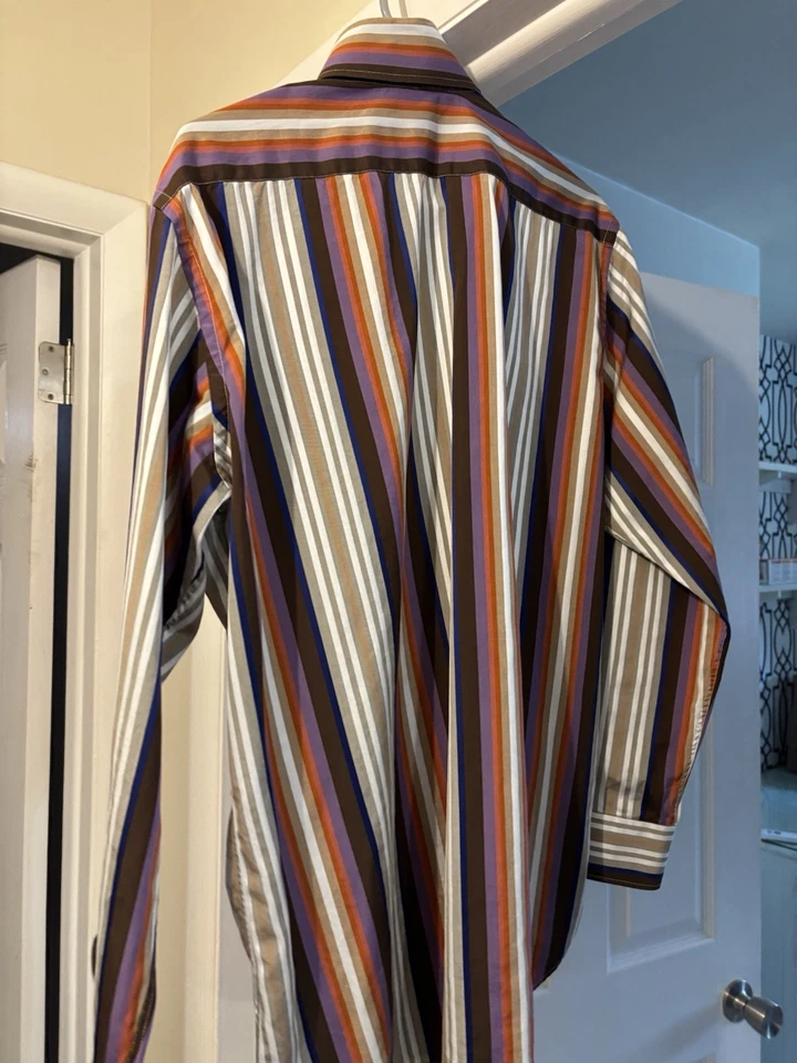 Botão listrado Etro tamanho 43  - Imagem 3 de 3