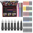 Calligraphy Pens Set 64pcs - Calligraphy Fountain Pen Set with 3 Fountain Pen.