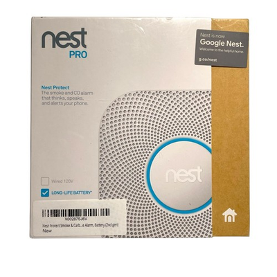 #ad #ad Google Nest Pro 2nd Edition Smoke And Carbon Monoxide Battery Powered Alarm $150.00