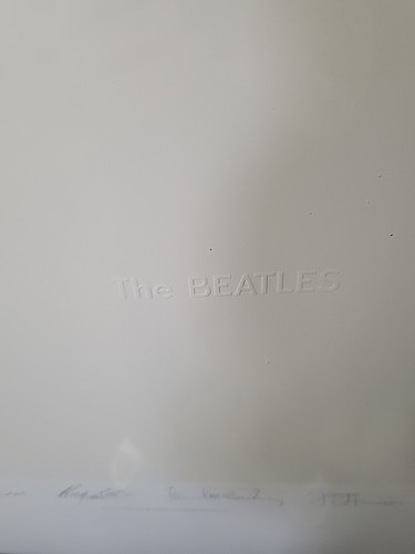 The Beatles White Album Signed Lithograph 1993 Apple Corps #106/9800 - Picture 10 of 11