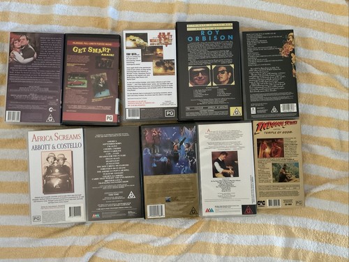 Bulk Mixed Lot 10 VHS Video Tapes - Picture 7 of 8