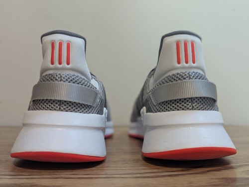 Adidas Run 90s Grau Solar Rot Herren Sportschuhe Komfort Größe 11,5 - Bild 7 von 14