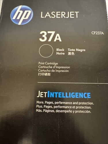GENUINE HP CF237A BLACK TONER CARTRIDGE HP 37A FACTORY SEALED BOX M607 M608 M609 - Picture 3 of 5