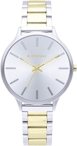 Reloj Radiant Mujer Analogico Cuarzo RA608204 Mykonos 38mm Silver Dial Bitone Ip - Imagen 1 de 1