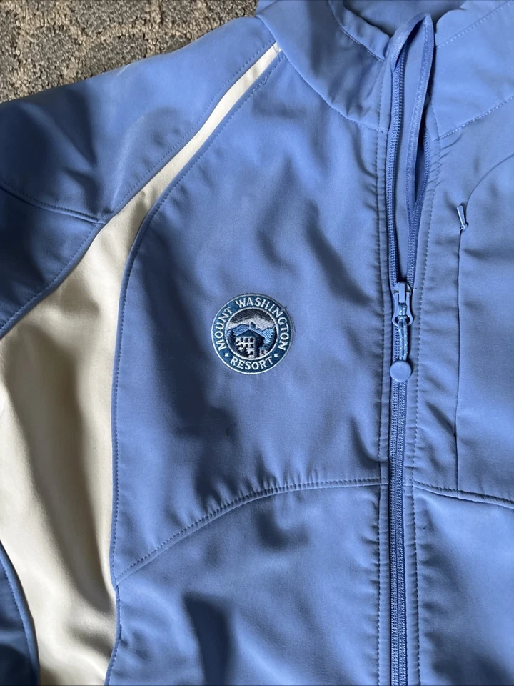 Chaqueta para mujer Black Diamond XL azul caparazón blando Mount Washington Resort logotipo NH Foto 2 de 4