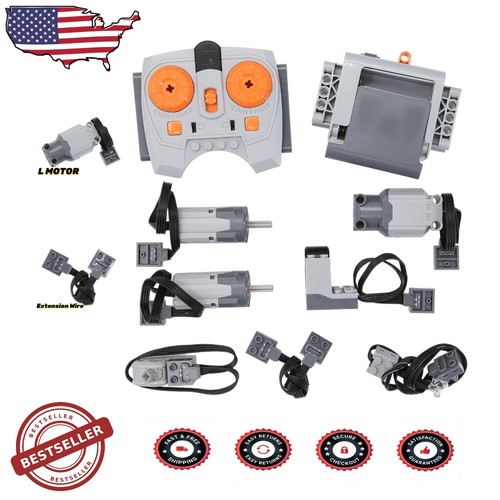 9-in-1 Motor Set Plastic Compatible with Lego Remote Control for STEM Projects - Picture 1 of 8