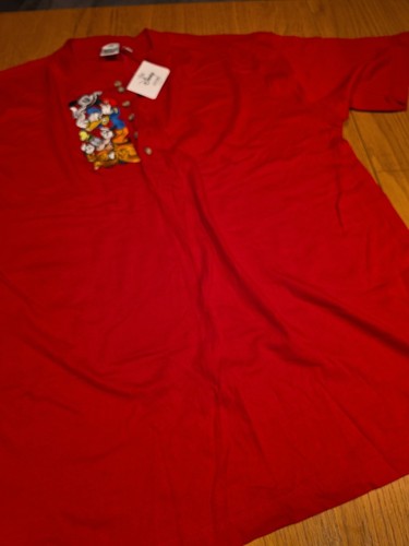 New Tags Vintage 90s Disney Store Mickey Daffy Pluto Tshirt Size XL - EB11 - Picture 7 of 14