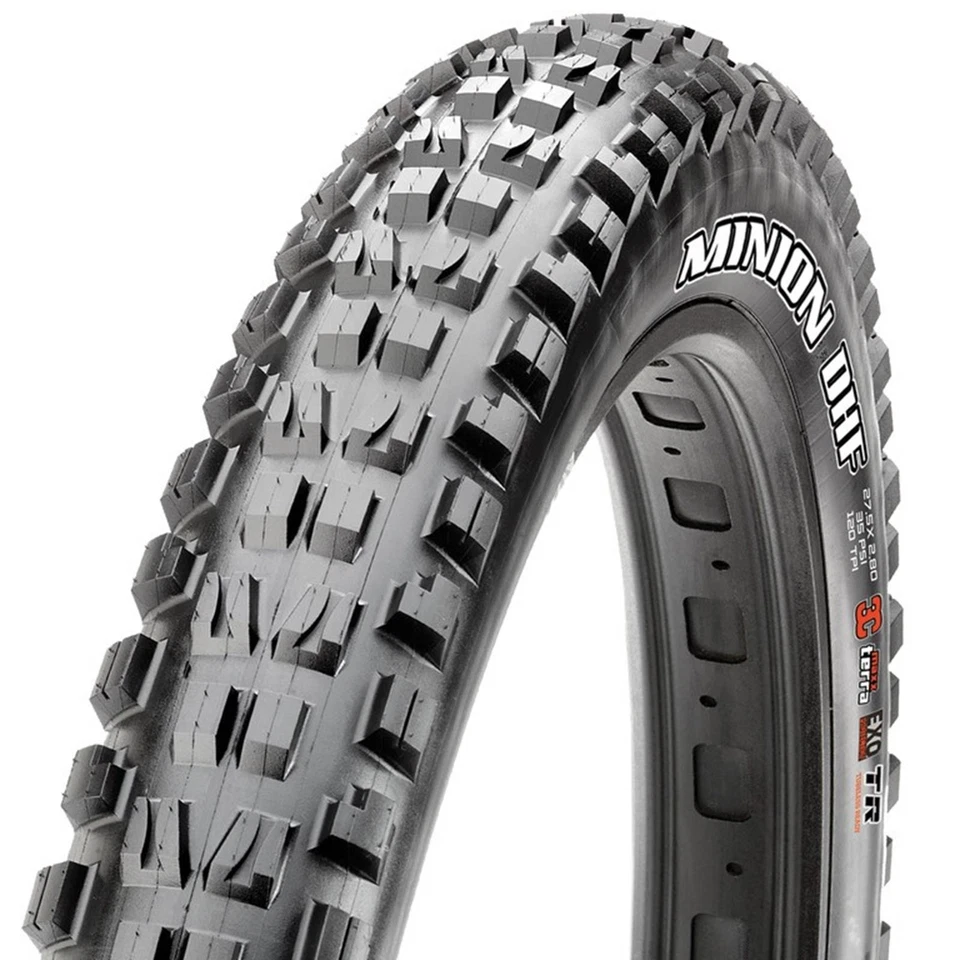 Maxxis Fahrrad Reifen Minion DHF+ TLR Faltbar 27.5x2.80" 71-584 Schwarz EXO+ 3C - Bild 1 von 1