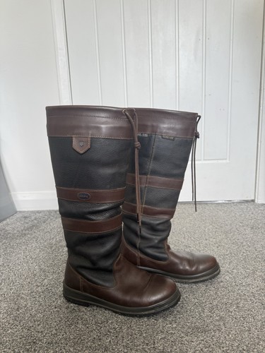 DUBARRY Galway Ladies Country Boots Black/Brown Size 6 EU39.5 GORE-TEX - Picture 3 of 5