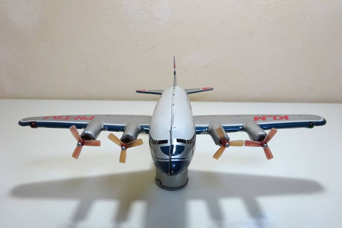 動画あり！！★1953年LINEMAR TOY DC-7（ハンドグリップ付き 1953 Linemar Toy Dc-7 With Hand Grips Vintage Collectible