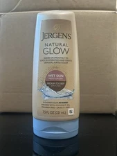 Jergens Natural Glow Wet Skin Moisturizer Self Tanning Lotion 7.5 Fl Oz