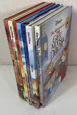 Walt Disney Classic Series Oversize 7 Books Lot Gallery Twin Mouse Works