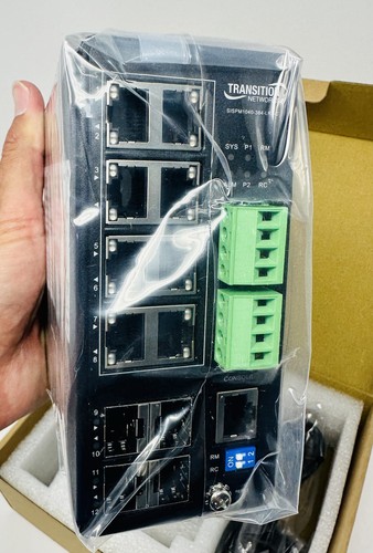 NEW Transition SISPM1040-384-LRT-C Hardened Managed Gigabit 8-Port PoE+ Switch - Picture 5 of 7