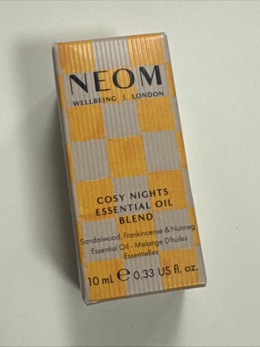 NEOM Cosy Nights Sandelholz & Weihrauch ätherische Ölmischung 10ml Neu in OVP / Neu