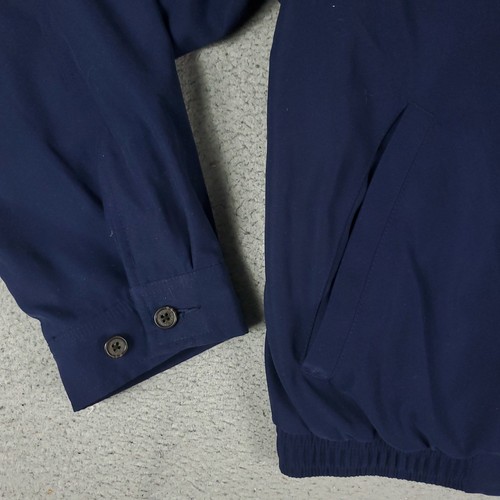 Giacca a vento Ralph Lauren uomo grande blu Harrington foderata pony full zip - Foto 4 di 11