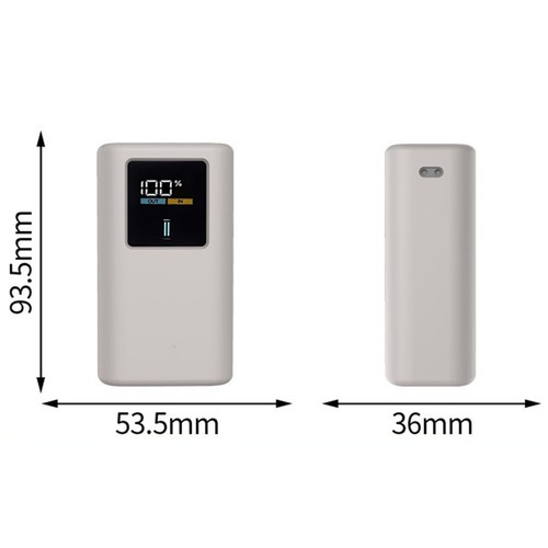 Étui en Silicone pour Mini Power Bank CUKTECH 10 avec Découpes de Port de Char - Photo 7 sur 15