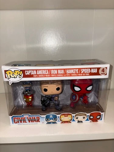 Funko Pop! Vinyl: Marvel - Captain America / Iron Man / Hawkeye / Spider-Man - 4