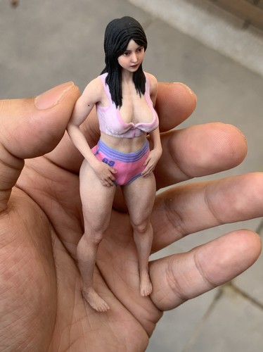 1/18 Sexy Beauty Girl Resin Scene Props Miniature Figure Doll For Car Model Toy - Picture 14 of 20
