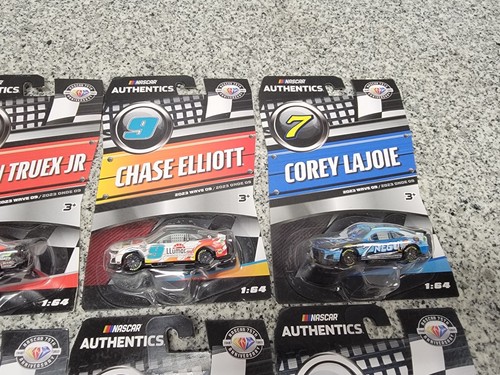 Nascar Authentics 2023 Wave 09 1:64 Scale 8pk Toy Car Racing Collectibles  - Picture 5 of 7