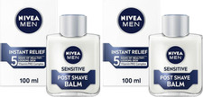 NIVEA MEN Sensitive Post Shave Balm (100Ml), 0% Alcohol with Chamomile and Vitam