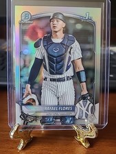 2025 Bowman Chrome Rafael Flores 1st Refractor /499 #BCP-34  Yankees Prospect