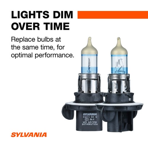 SYLVANIA H13 SilverStar Ultra Halogen Headlight Bulb – High & Low Beam (1 Pack) - Picture 2 of 7