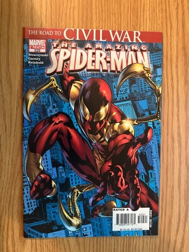 Amazing Spider-Man #529 - 2nd Printing Variant Cover  - VF -1st Iron Spider 2006