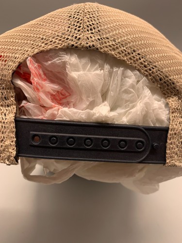 Boston Red Sox Hat Cap Snap Back Blue Biege Trucker Mesh MLB Baseball Arch Mens - Picture 5 of 11