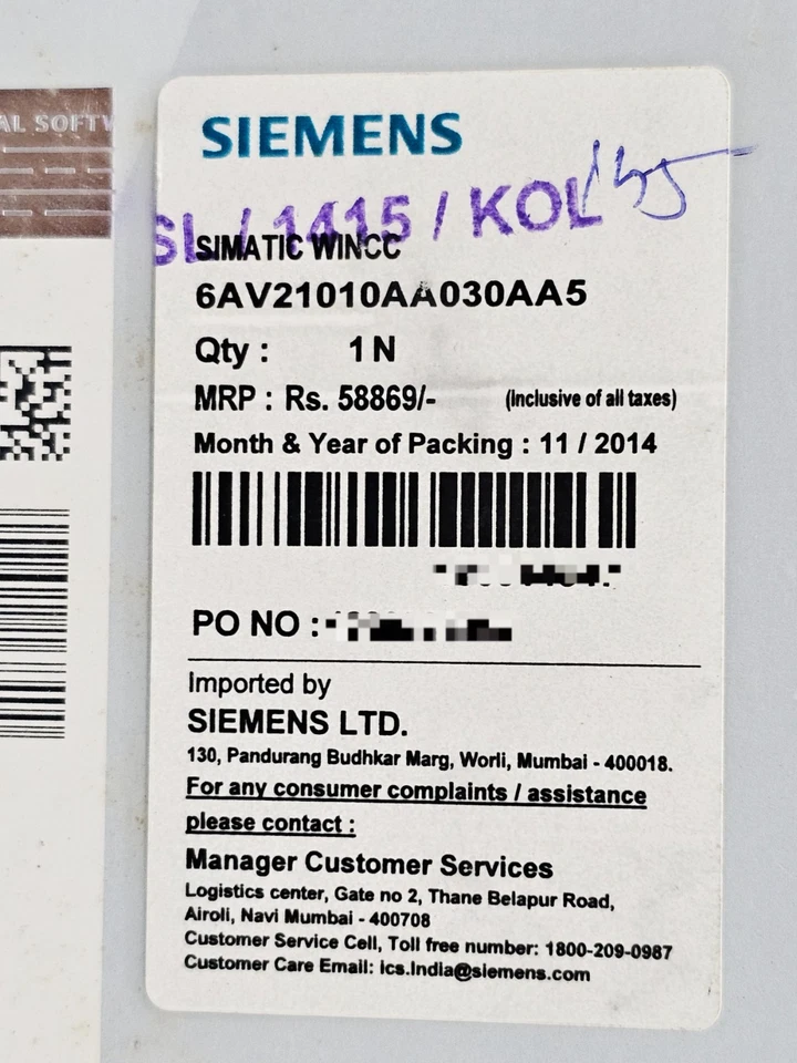 SIEMENS SIMATIC WinCC Comfort V13 6AV2101-0AA03-0AA5 Logiciel - Photo 3/4