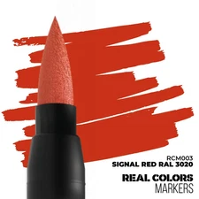 AK Interactive RCM003 Real Colors Marker Markers Signal Red RAL 3020