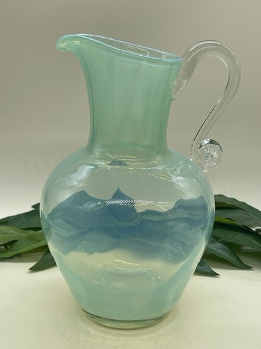 Antique Opaline Jade Grün Glass Art Biedermeier ? Sehr Schön Selten Handarbeit - Bild 2 von 17