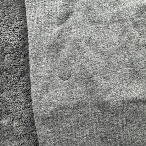 Lululemon Pants Womens 6 Gray Tapered Cotton Lounge Sweatpants Joggers Logo - Picture 5 of 11