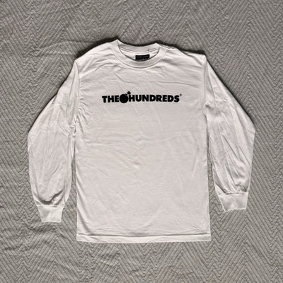 The Hundreds Men's Limited Additions White Graphic Logo Crew Neck Tee Size S