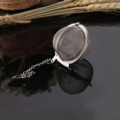 Stainless Steel Tea Leaf Strainer Herbal Spice Mesh Infuser Ball Filter Steeper - Picture 7 of 10