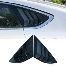 ABS Rear Side Window Louvers Air Vent Scoop Shades Cover Blinds Trim for Ford...